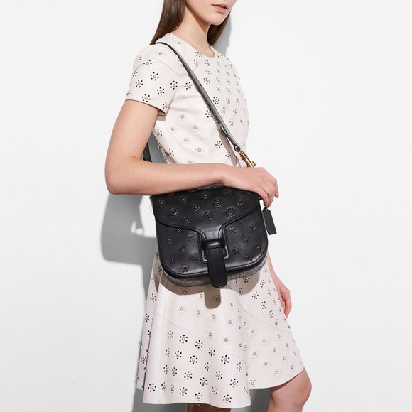 Coach Handbags - Coach x Rodarte Limited Edition Black Leather Courier